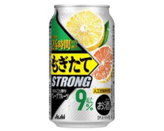 アサヒ もぎたて STRONG まるごと搾りグレープフルーツ 350mL
