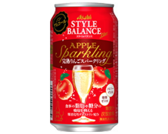 アサヒ スタイルバランスプラス  完熟りんごスパークリング 350mL