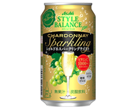 アサヒ スタイルバランスプラス  シャルドネスパークリングテイスト 350mL