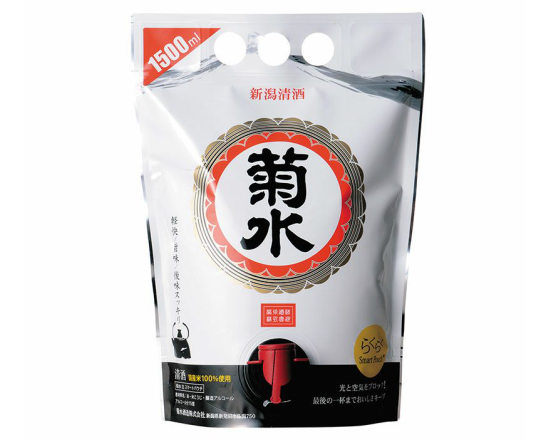 菊水 白缶 （180mL 缶入り） （普通酒）