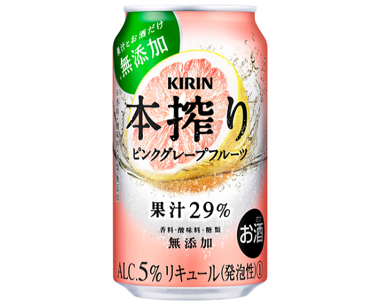 キリン チューハイ 本搾り ピンクグレープフルーツ 350mL