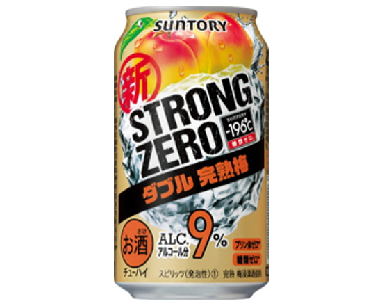 サントリー -196℃ ストロングゼロ ダブル完熟梅 350mL